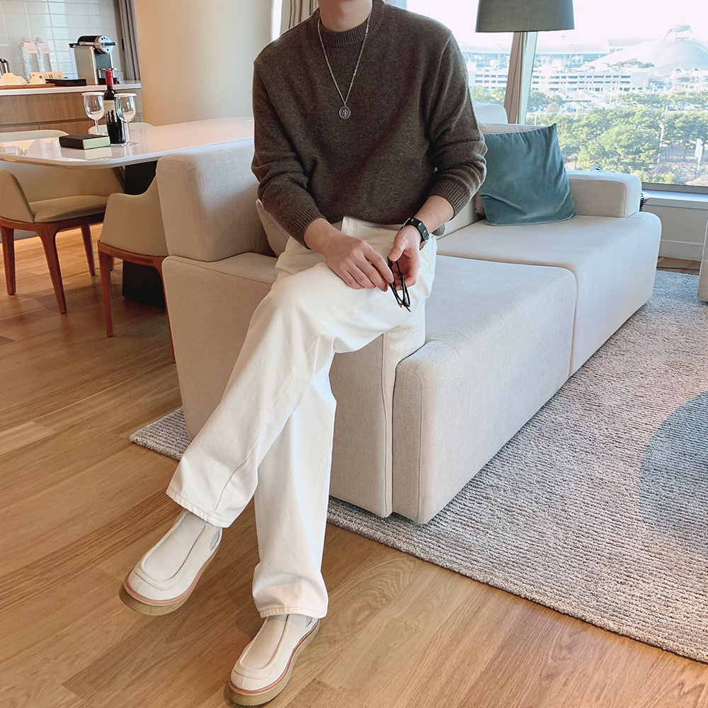 제니스 루즈핏 라운드니트 : 룩브릿지