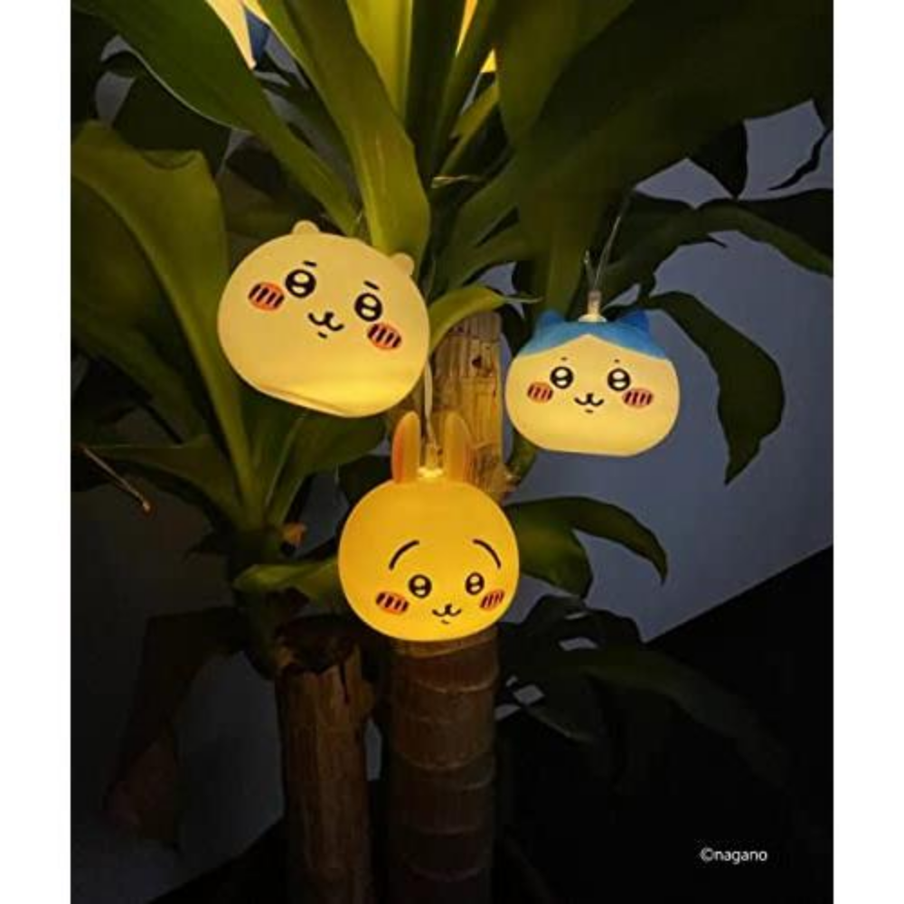 나가노 농담곰 치이카와 룸라이트 6구 조명 라이트 캠핑조명 무드등 6구 / 치이카와 하치와레 우사기 인테리어 전구 : 멜토어