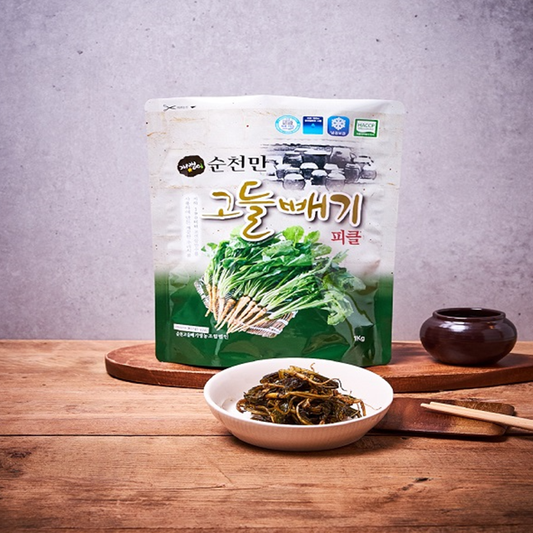 [순천고들빼기영농조합법인] 순천만 고들빼기피클 1kg : NH 장볼타임