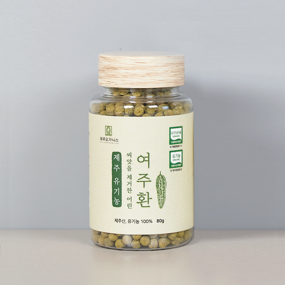 제주 오가닉스 유기농 여주환  80g : 제주오가닉스