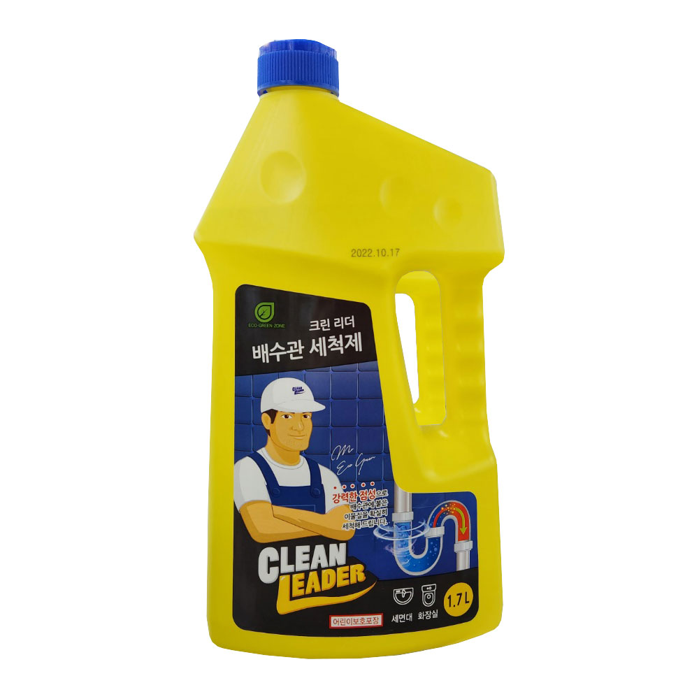 [크린리더] 배수관 세척제 1700ml : 불곰 마켓