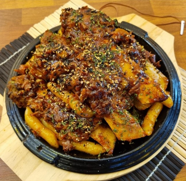 석기시대 소등갈비 바베큐 : 수고영
