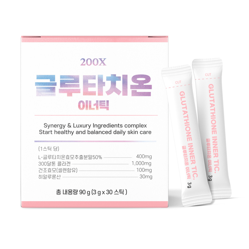 플랜브이 200X글루타치온이너틱 30포 1박스 : 플랜V