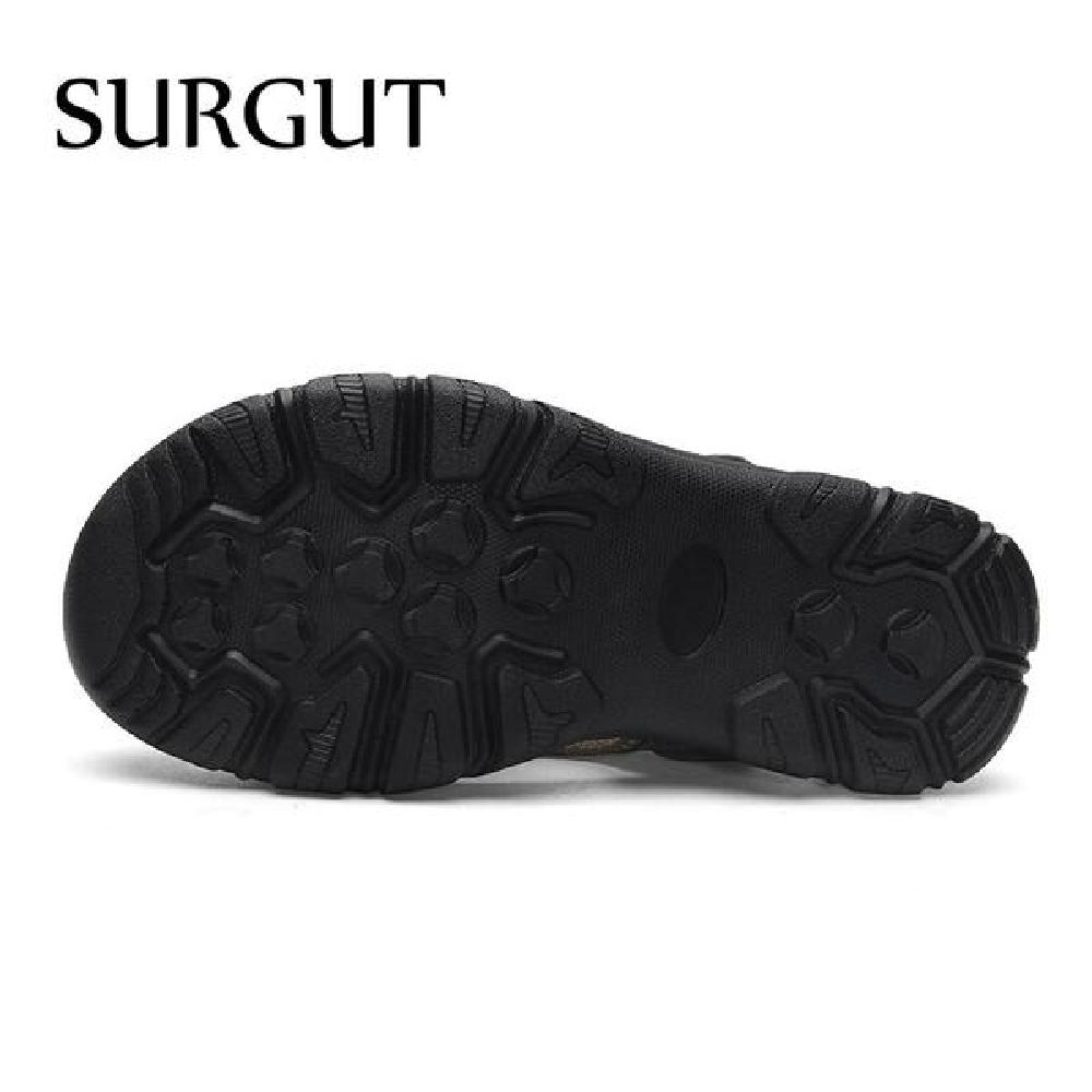 남성슬리퍼 SURGUT 샌들 남성 신발 새로운 검투사 로마 비치 캐주얼 여 남자샌들슬리퍼 : 서현13원흥