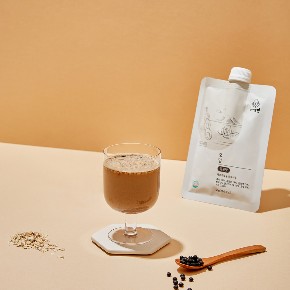 오밀쉐이크 곡물맛 고소한 단백질 쉐이크 5개입 1세트 (250g) : 주식회사 엠마