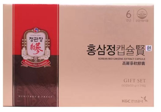 정관장홍삼정캡슐현500mg x 100캡슐x 2선물세트 : 엔젤스 N