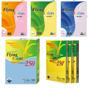 삼원 플라잉칼라 80g 25매 칼라용지 복사지 색복사지 컬러 A4색지 : 오피스 타운
