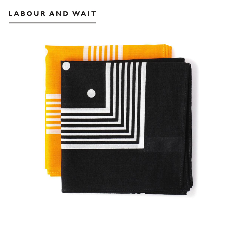 LABOUR AND WAIT 레이버앤웨이트 SPOTTY 손수건 도트  반다나 스카프 (2컬러) : 도쿄 맨션