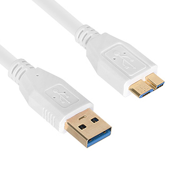 USB3.0 마이크로B 삼성 LG 씨게이트 도시바 외장하드 연결케이블 잭 30cm : 맘보케이블
