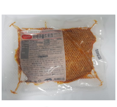 에쓰푸드 바베큐 풀드포크 500g : 유통88