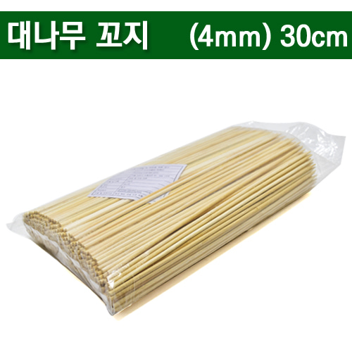 닭꼬치 30cm/오뎅꼬지 어묵 소세지 대나무꼬지/4mm/박스 6,000개 : 아이팩 몰