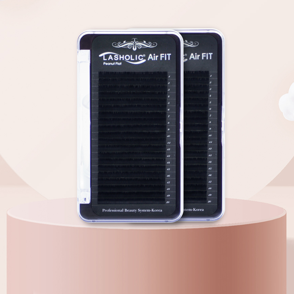 속눈썹연장재료 래쉬홀릭 에어핏 플랫모 블랙 20줄 리뉴얼 C 0.15 8mm : 샤인뷰티