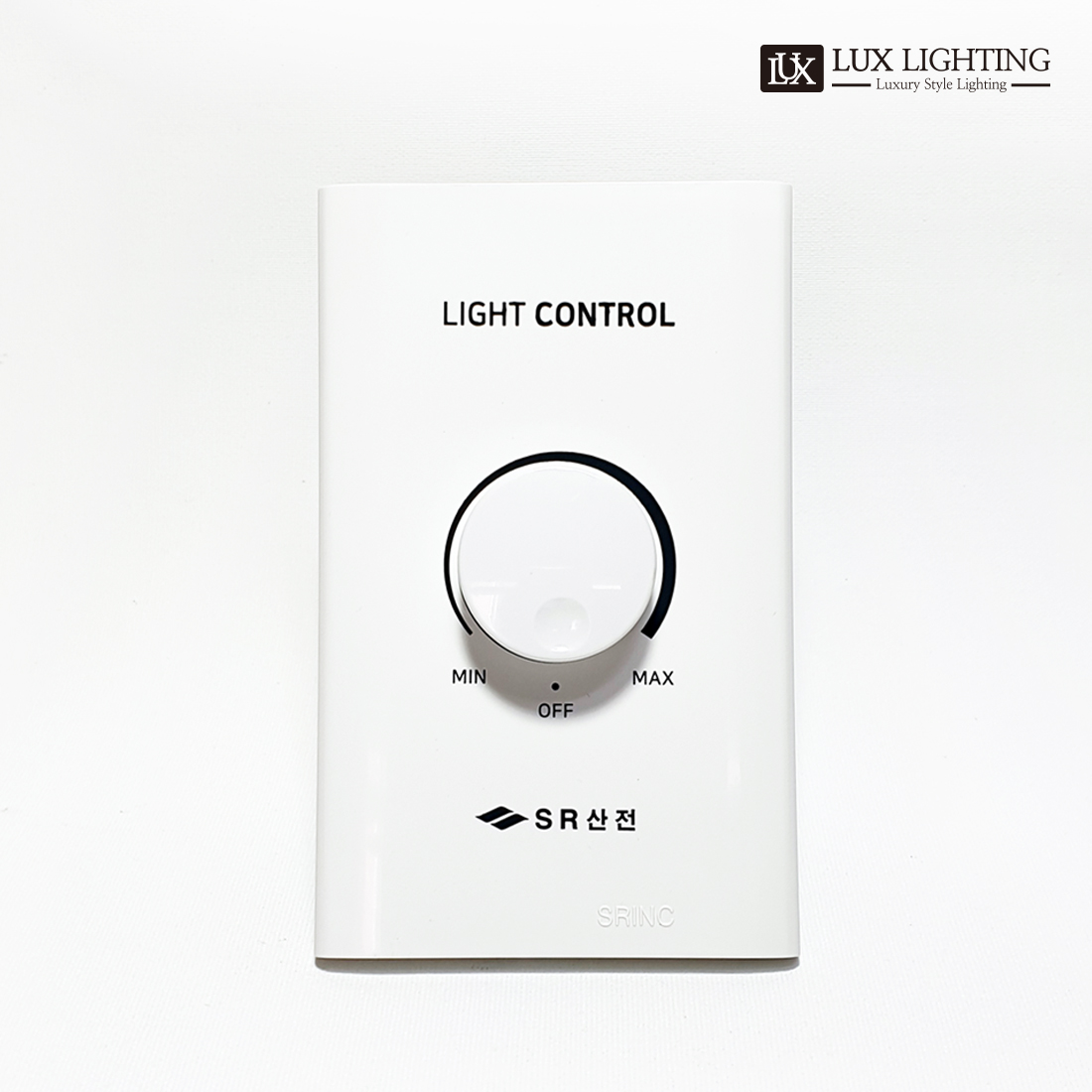 SR산전 스위치 조광기 500W LED 백열등 디머 디밍 밝기조절 국산 : 럭스라이팅