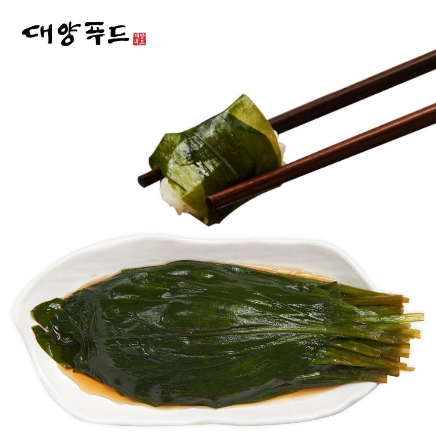 대양푸드 명이나물 고추채 장아찌 마늘쫑채 고추냉이잎 절임 궁채 2kg : 착한밥상