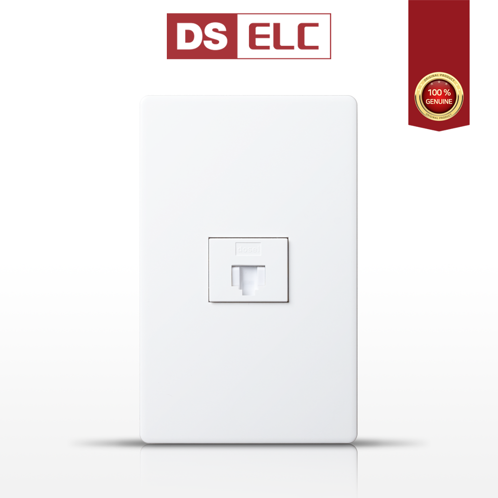 DS ELC 동서 DOSEL 도셀 D2 화이트 통신 1개용 / 8P : 반디 스토어