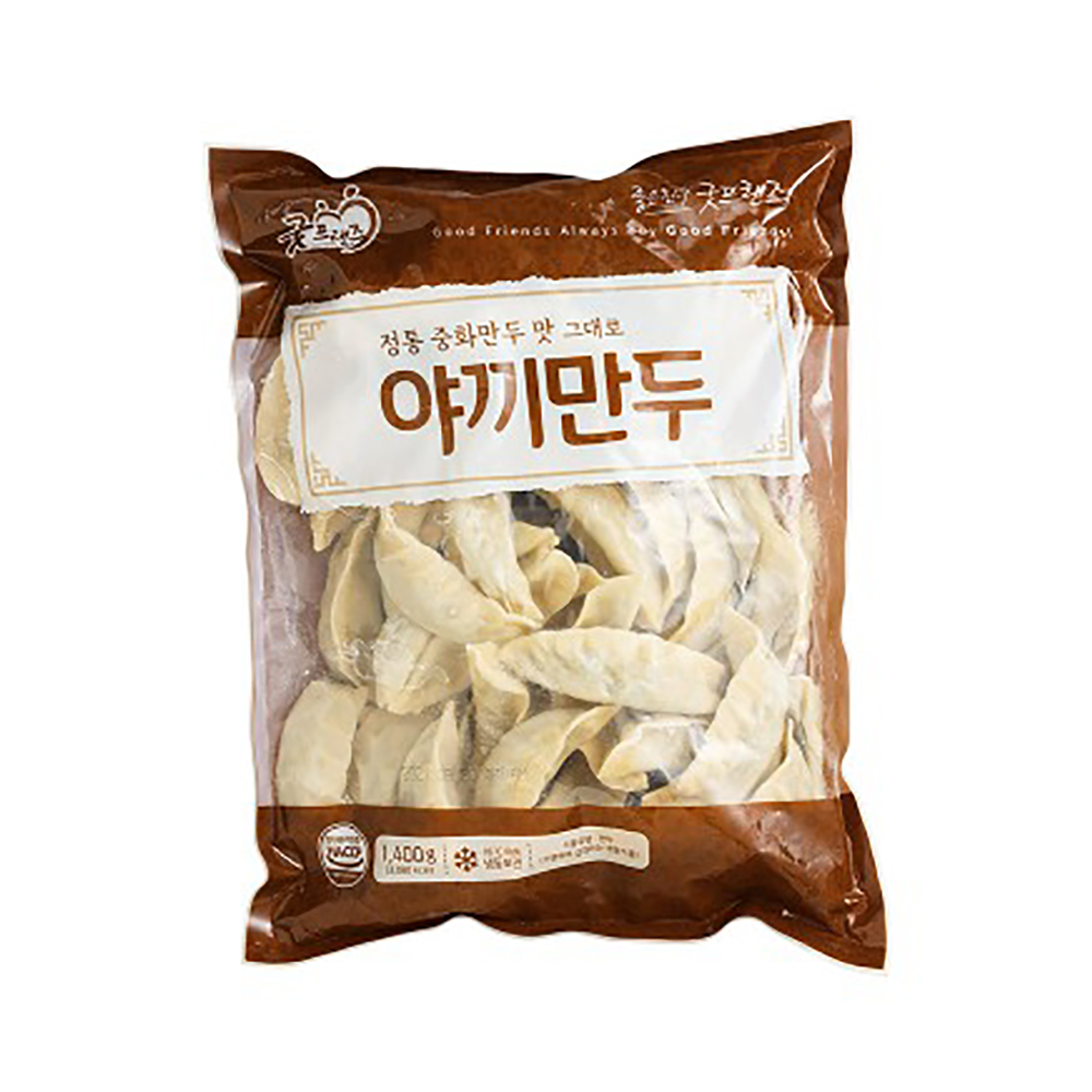 겉바속촉 중화 야끼만두 1.4kg / 얇은만두피 만두소 부추 야식 튀김만두 떡볶이 : 욜로스푼
