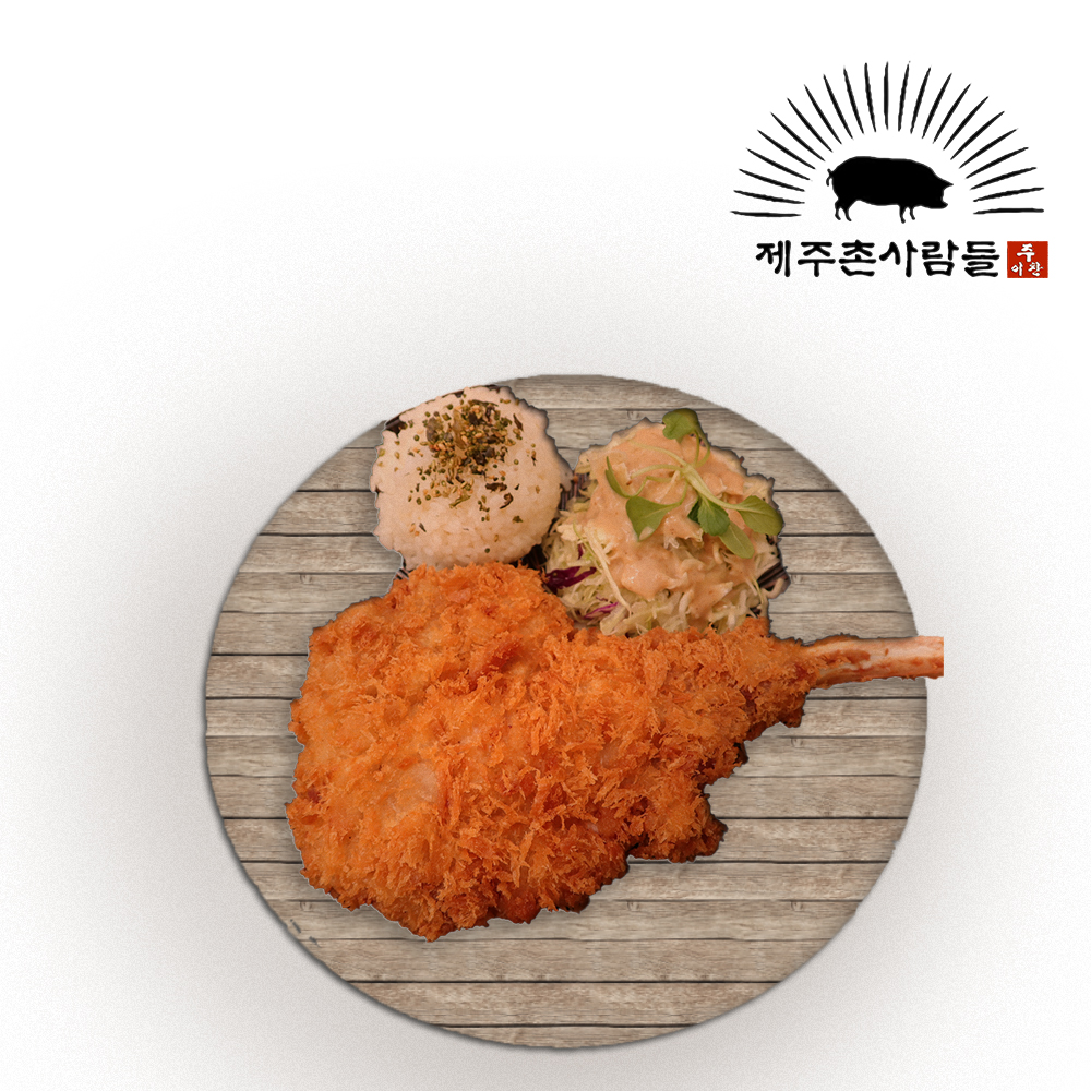 (제주촌 사람들) 제주돼지 1등급 돈마호크(토마호크, 뼈등심) 원육 : 제주촌 사람들