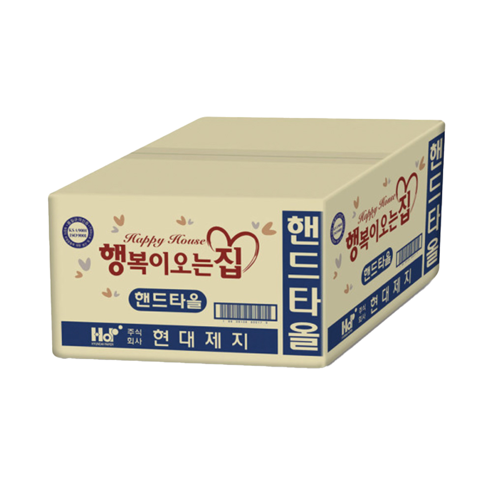 행복이오는집 핸드타올 2,160매(1개) : 딩동팩토리