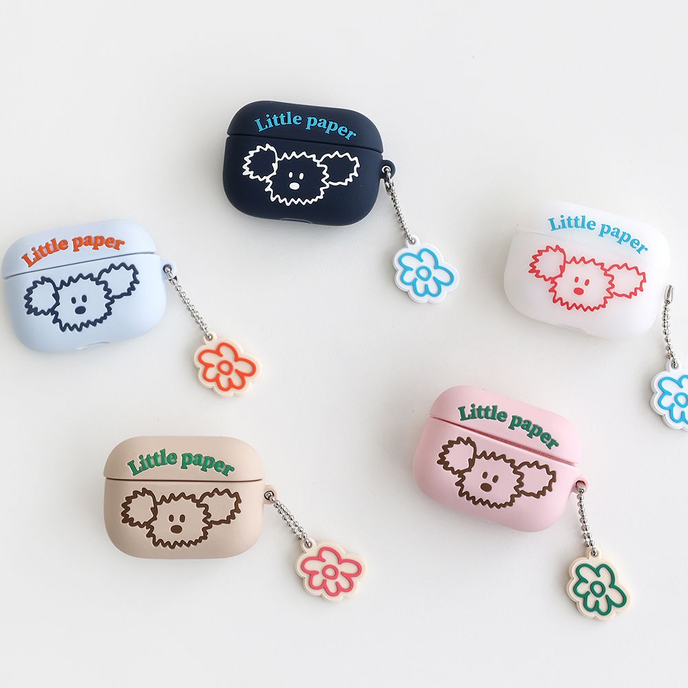 로마네 Little PaPer 베이직 에어팟 프로 케이스 리틀페이퍼 : 해피해곰