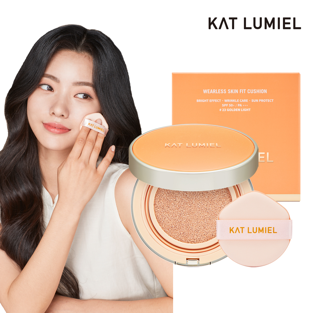 캣루미엘 웨어리스 스킨 핏 승무원쿠션 리필 기한이슈 12g SPF 50+/PA : 디클루코리아