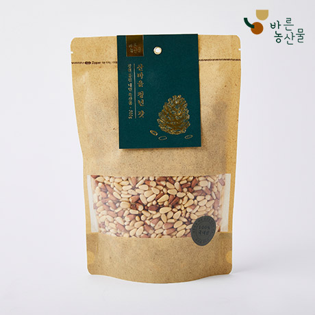 강원도 홍천 산마을청년 잣 백잣 황잣 500g : 바른농산물 바농