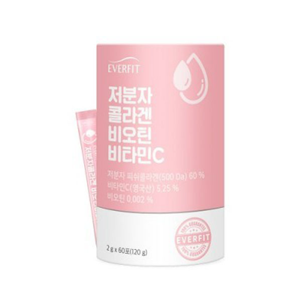 에버핏 저분자 콜라겐 비오틴 비타민C 에버콜라겐 타임 피쉬콜라겐 어린 어류 펩타이드 : 부촌