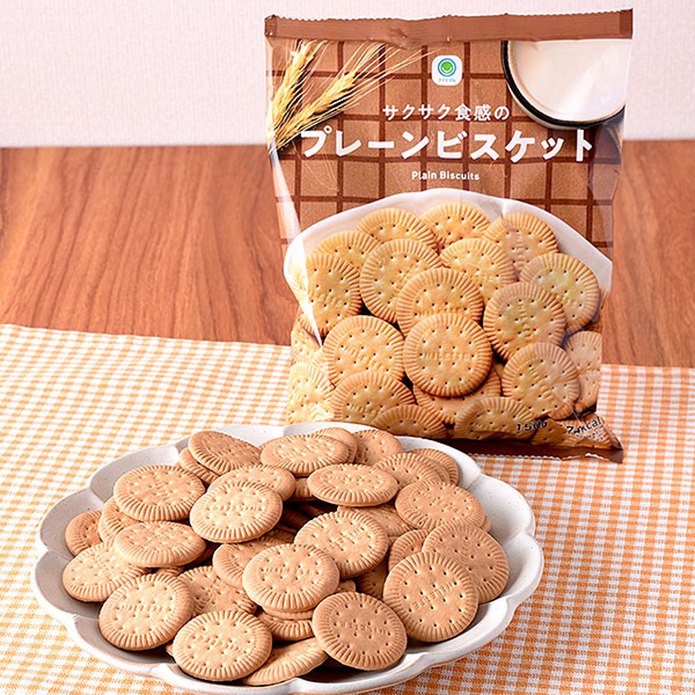 일본 훼미리마트 바삭바삭한 식감의 플레인 비스킷 150g : KAIJAPAN