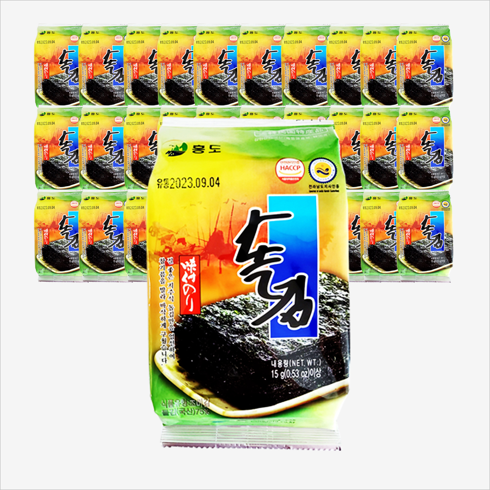 홍도 돌김 30EA 김선물세트 추석 명절 선물 : 홍도김