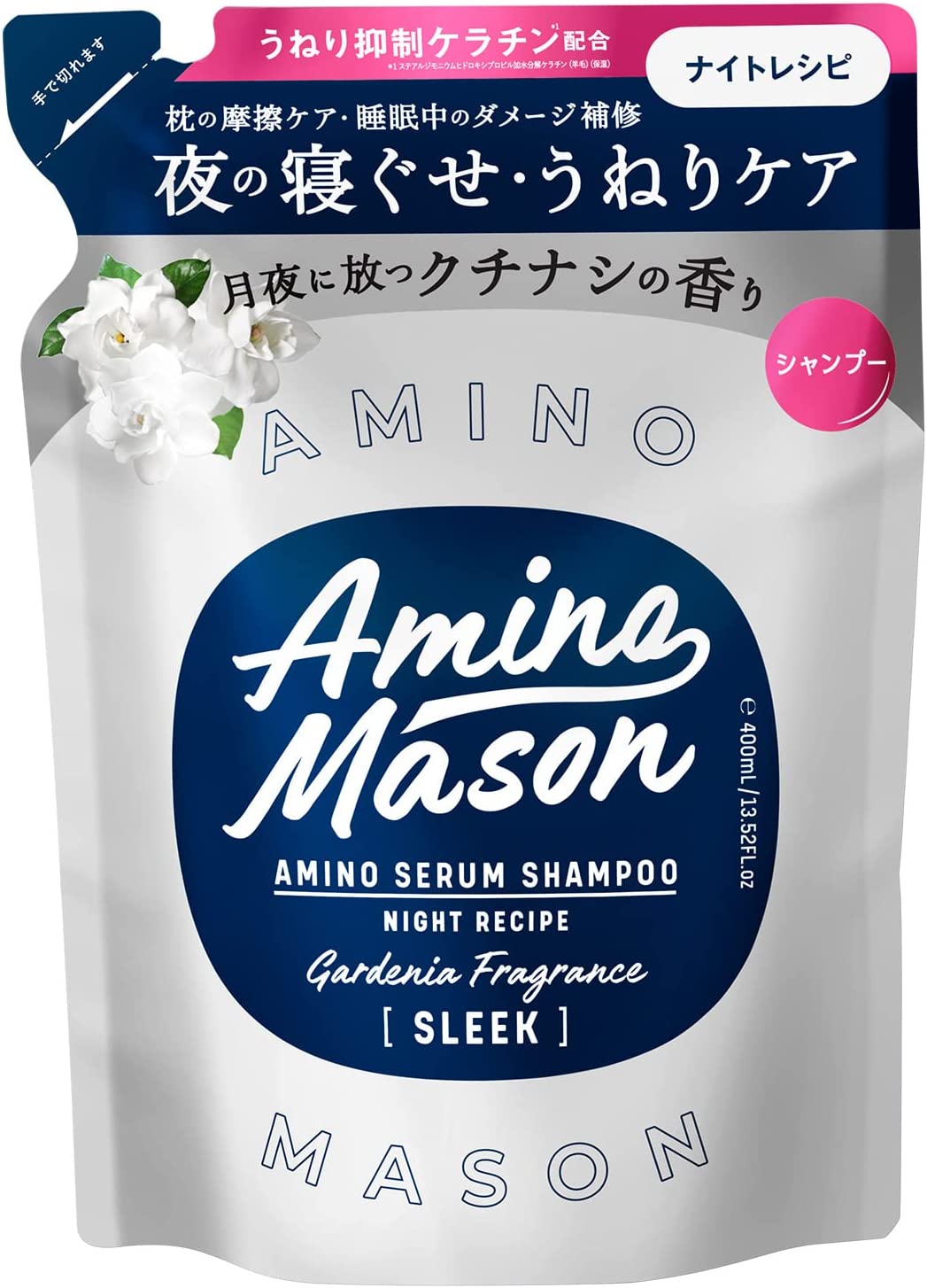 아미노 메이슨 슬리크 아미노세럼 샴푸 400ml : 스토리재팬