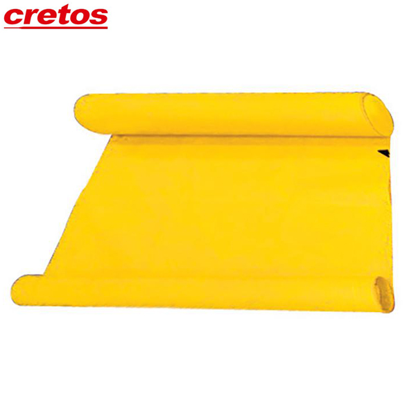 CRETOS 크레토스 PVC코팅포 노란색 200도 0.18mm 0.32mm 천막 지붕 복사열 차단용 적재물 덮개용 : 금광전업사