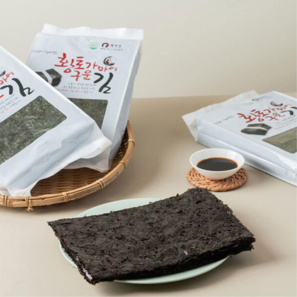 부부 간편반찬 황토가마구이 바삭 고소한 재래김 25p 맛있는 밥 : 유니스마일