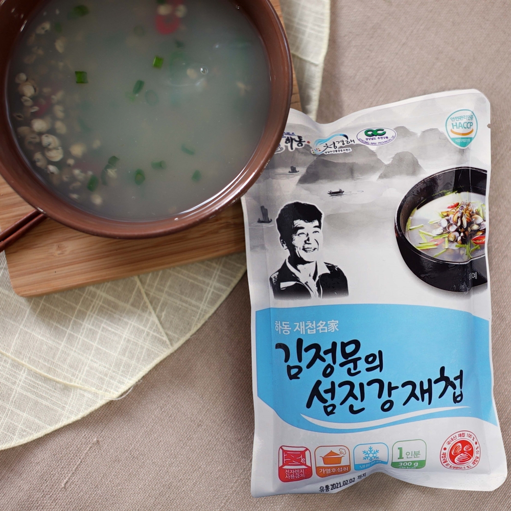 사나래 김정문의 섬진강 재첩국 300g, 500g 하동재첩국 : 이베따