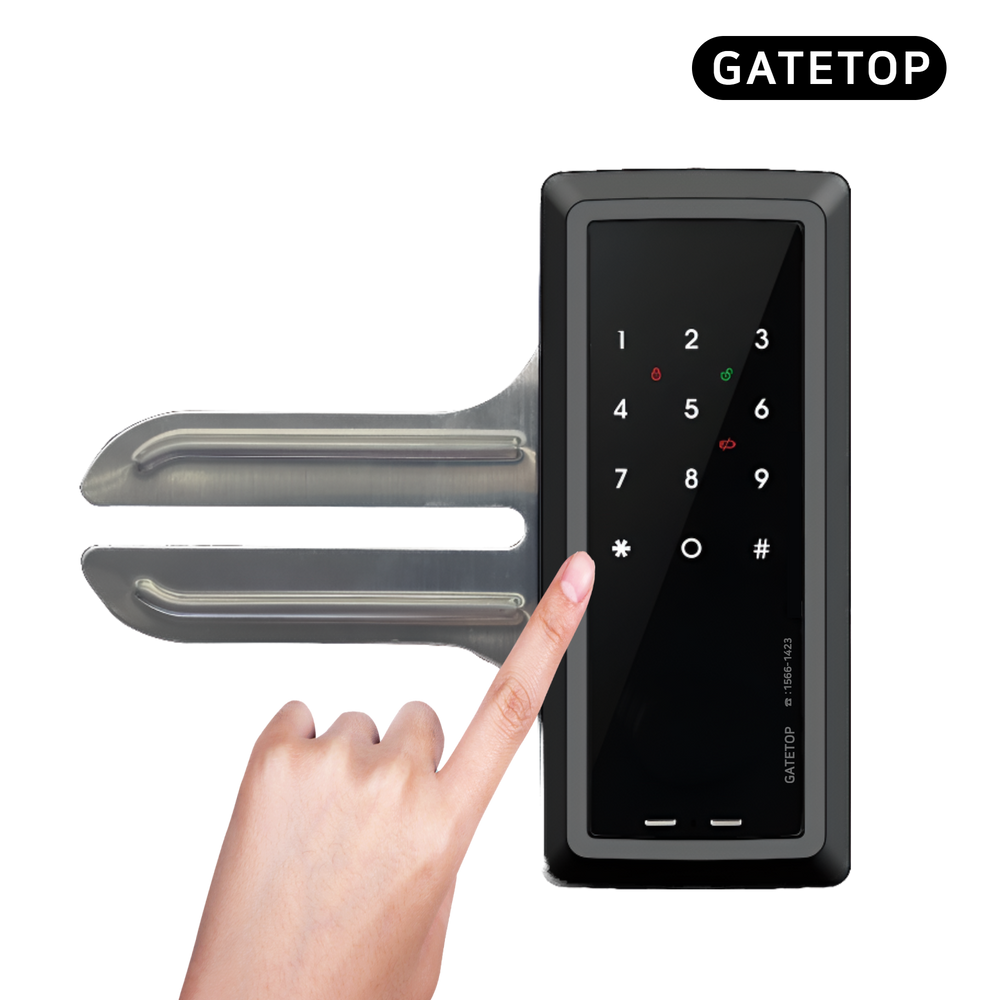 유리문도어락 강화유리 강화도어 상가 사무실 도어락 단문 게이트탑 G707 : 들락날락컴퍼니