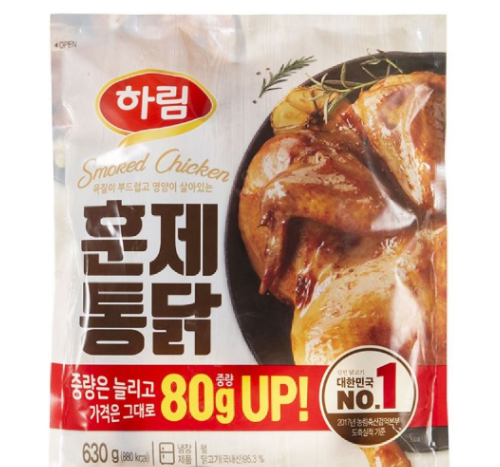 하림 훈제통닭 630g : 유통88
