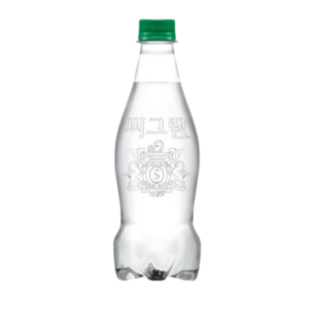 씨그램 무라벨 라벨프리 450ml 40 개 페트 플레인 레몬 라임 피치 : mindhome