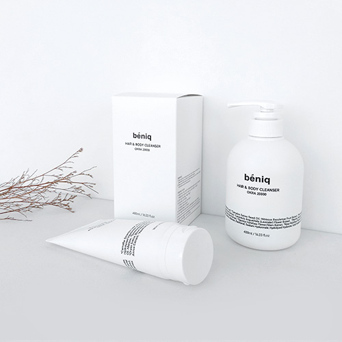 베니끄 기본 2종세트 오크라 20000 (로션180ml+워시480ml) : 베니끄