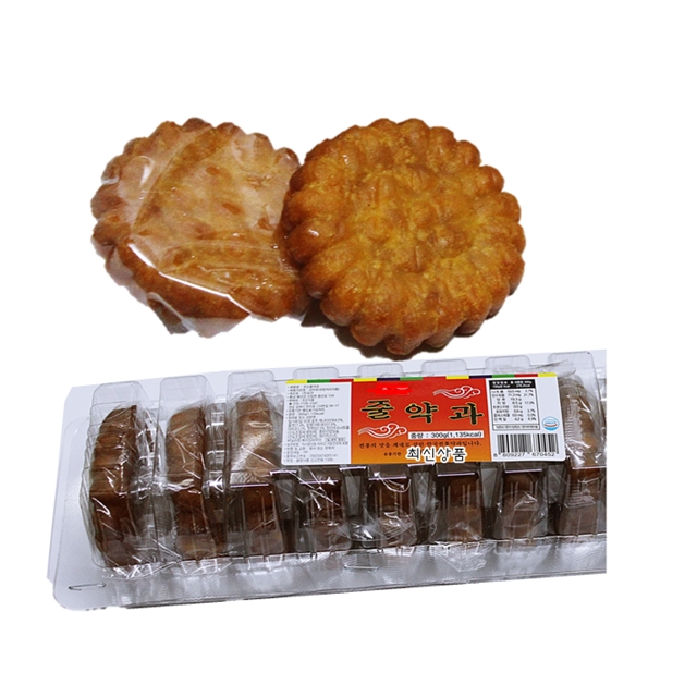 정우식품 궁중약과 (37.5gX8개) 20통 한박스 : 맛나과자몰