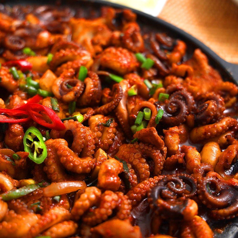 위풍당당 쭈꾸미볶음 밀키트 500g+특제소스 김포맛집 수작업 신선 주문생산 : 아재스토리영상샵