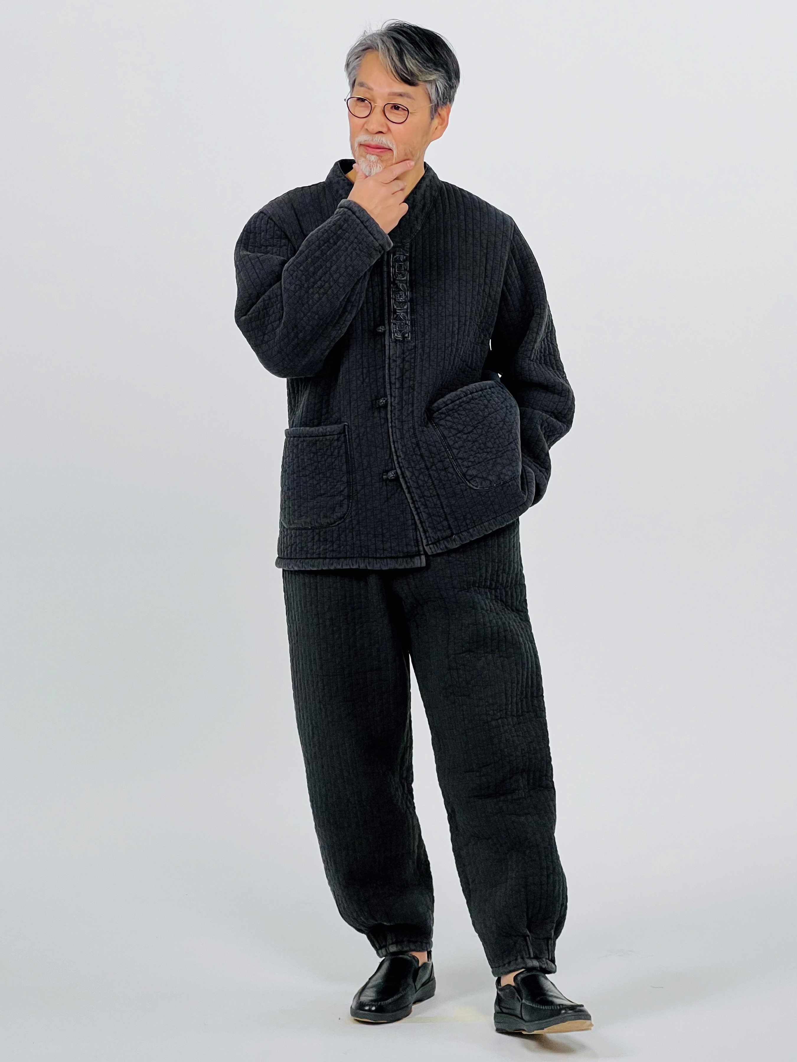 남자 생활 한복 남성 개량 겨울 초봄 봄 누빔 : 온 고 지 신