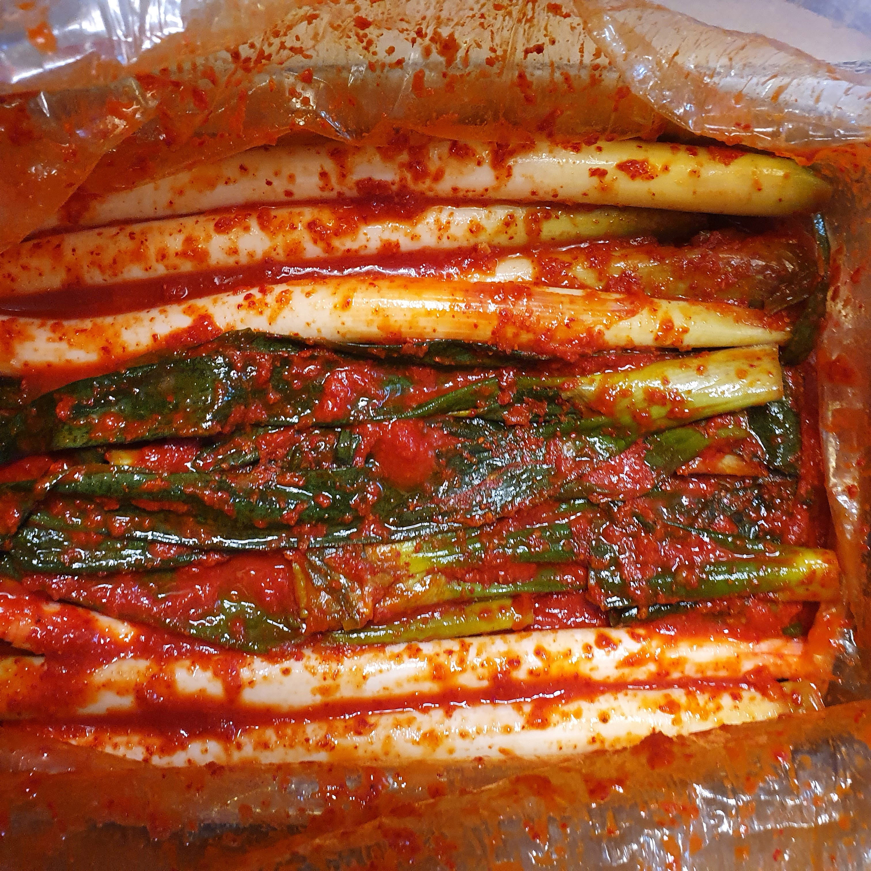 수입 대파김치 10kg 업소용파김치 곱창집 고기집 김치 : 한국팔도밥상