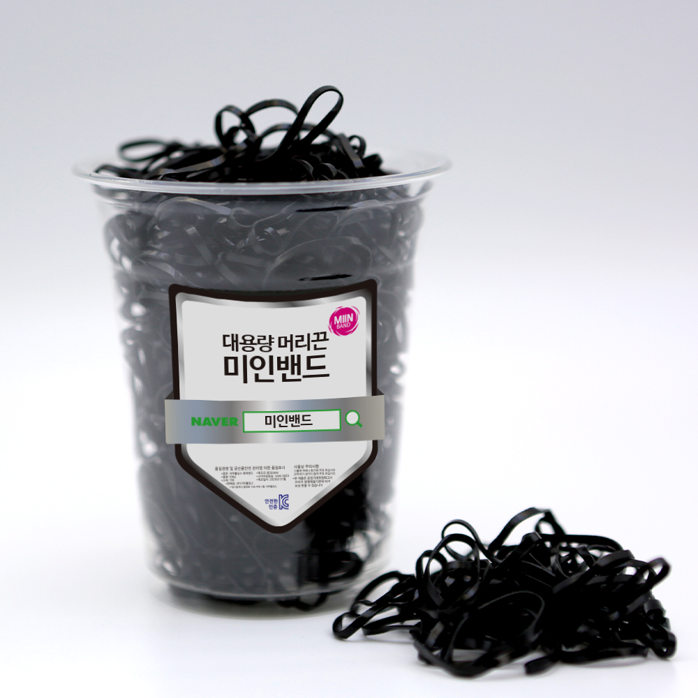 머리끈 머리고무줄 대용량 헤어끈 미인밴드 50g : 먼데이세븐