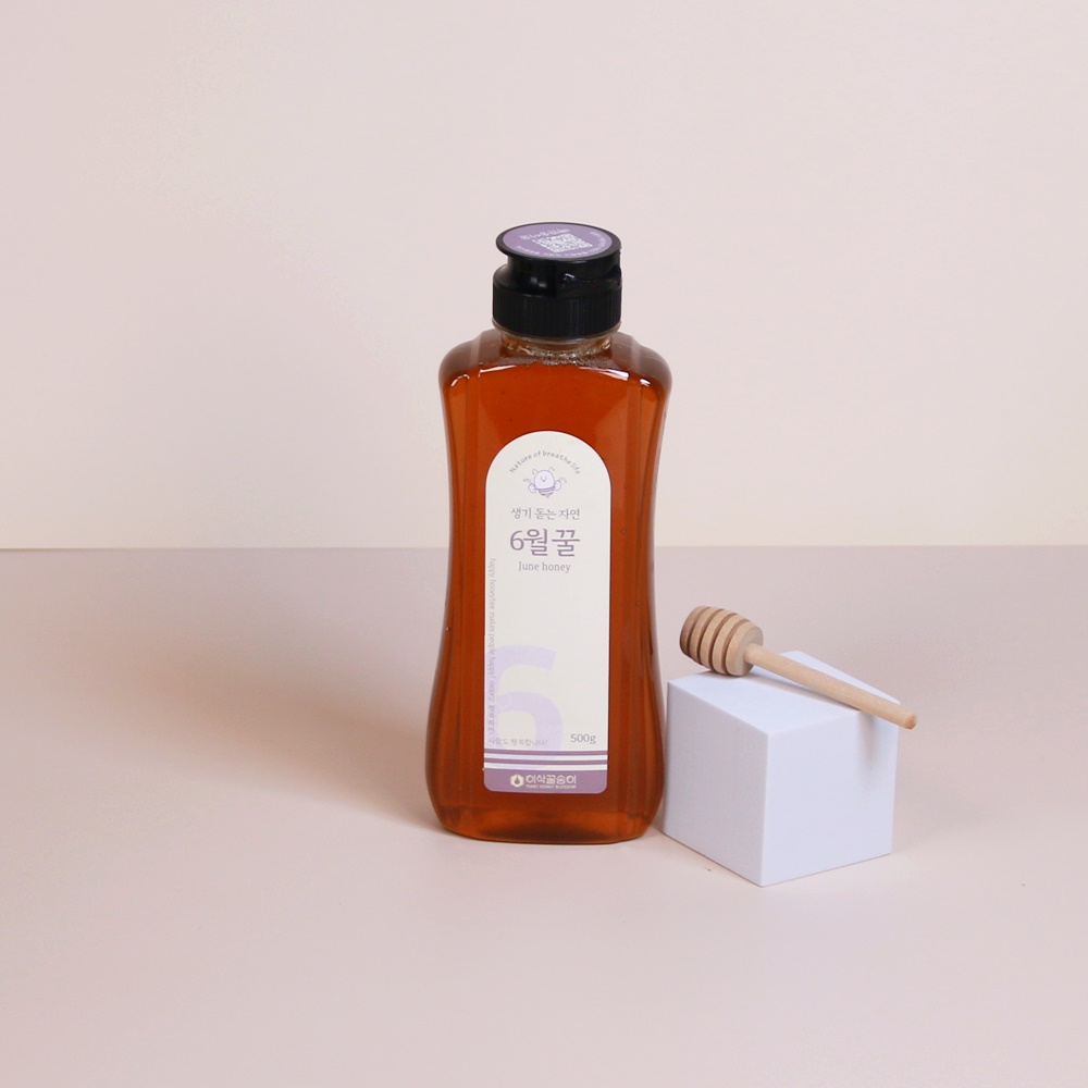 이삭꿀송이 감로꿀 밤꿀 500g 천연벌꿀 : 이삭꿀벌농원