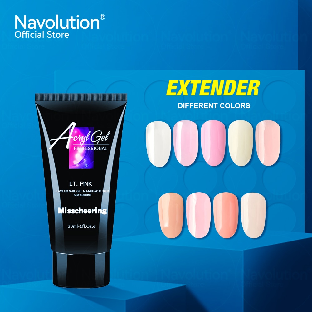 셀프 손톱 폴리젤 연장 30ML 빠른 네일 확장 젤 아크릴 LED 하드 : 나라오다