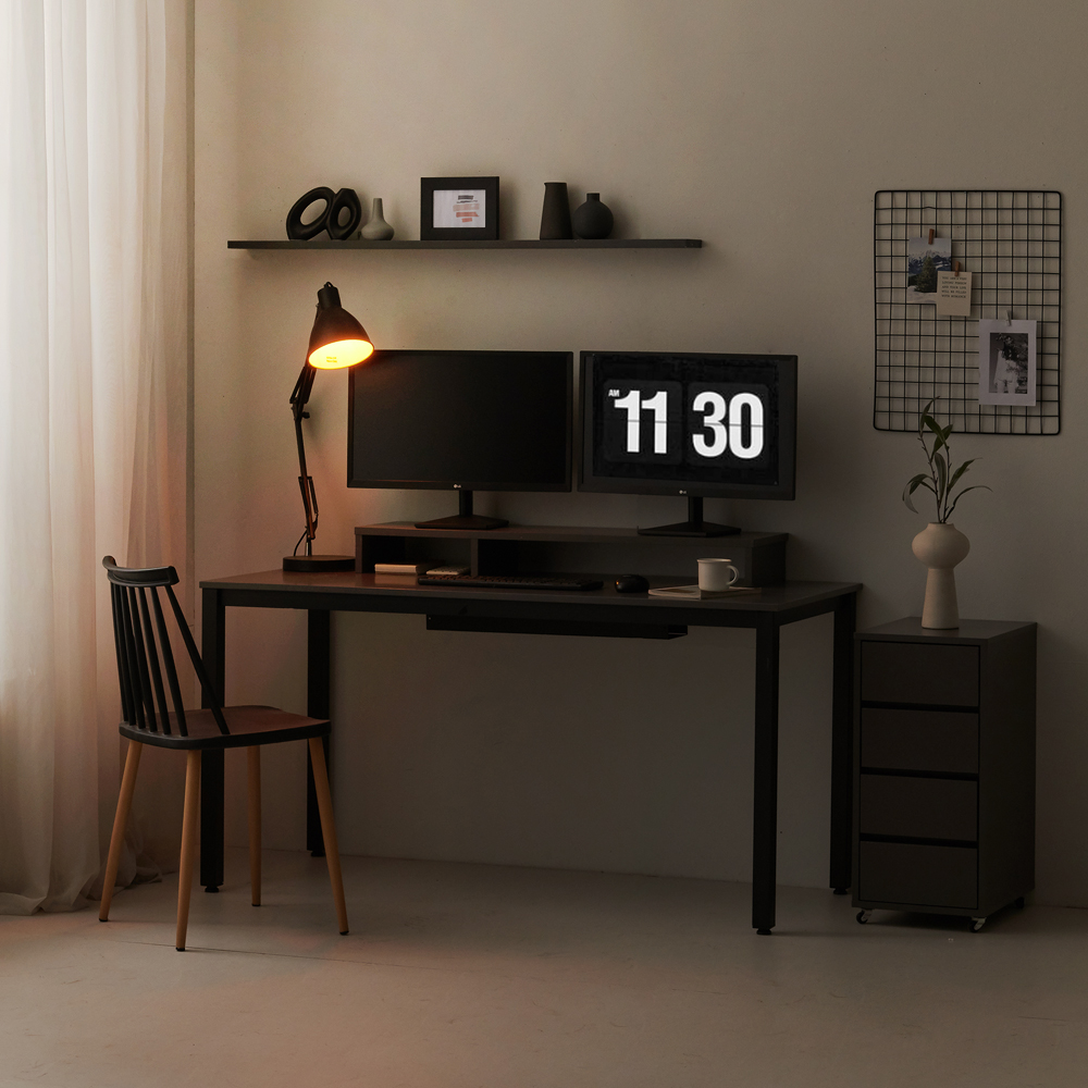 플라망 치코 철제책상 1200 x 700 컴퓨터책상 오피스 공부 학생 책상 : 플라망