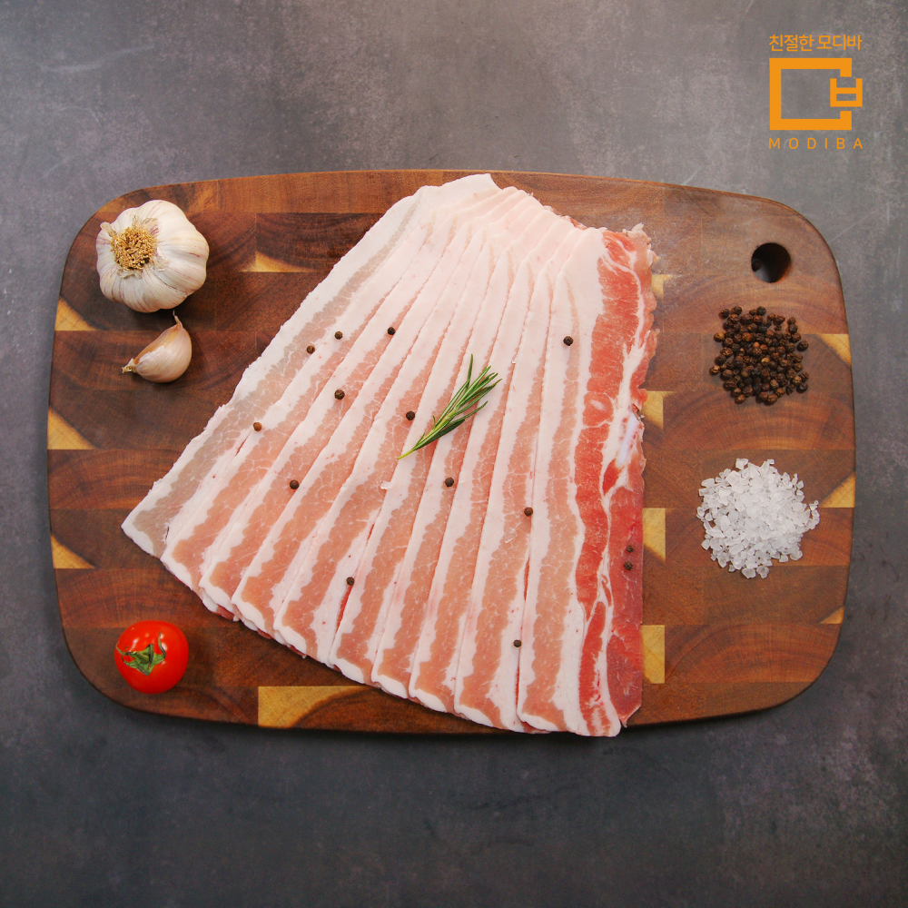 냉동 삼겹살 구이용 캠핑 수육 대패삼겹 삼겹찌개용 두께선택 통삼겹 1kg : 친절한모디바