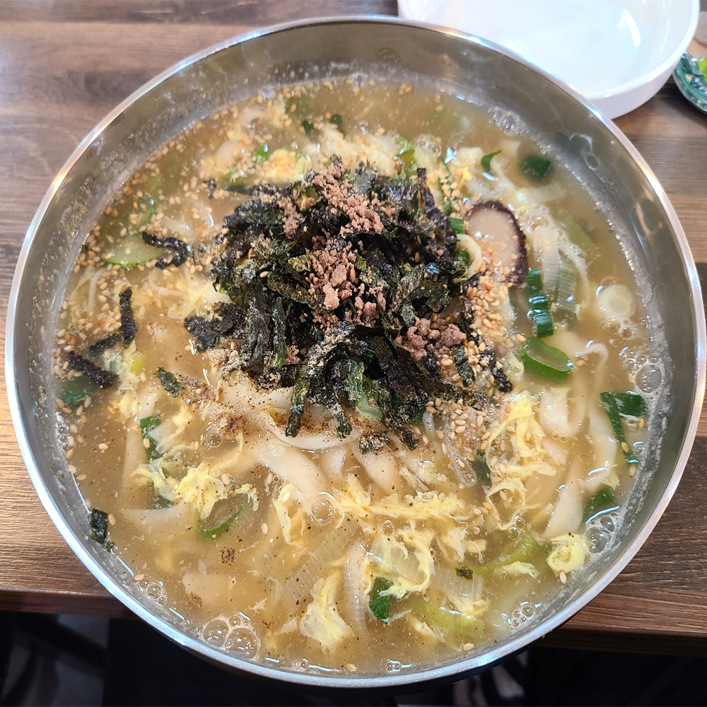 맑은 칼국수 강릉맛집 밀키트 2인분 캠핑요리 고소한 : 강릉장칼국수