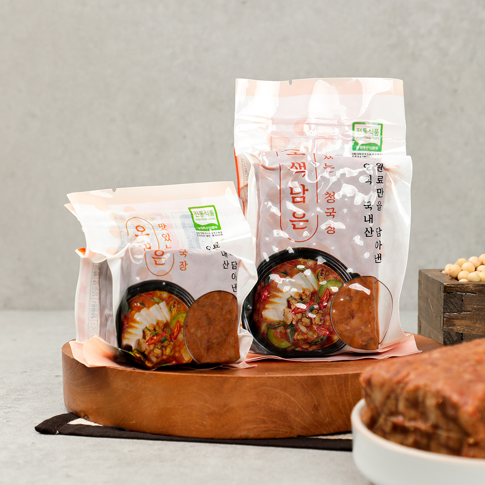 [충주씨샵_충주금봉산농원]오색담은 청국장(150g×4팩 / 150g×10팩) : 충주씨샵