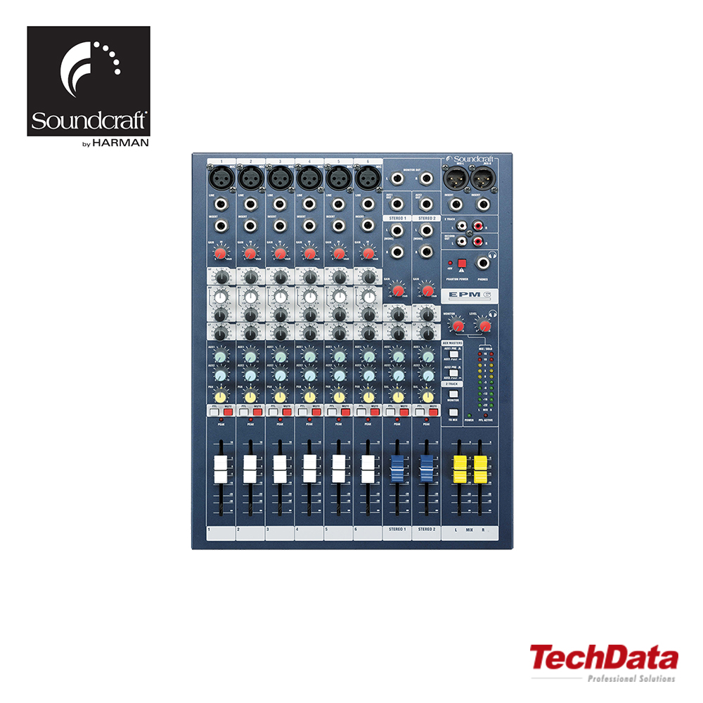 사운드크래프트 SOUNDCRAFT EPM6 아날로그 믹서 6채널 : 가스펠 사운드