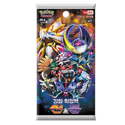 포켓몬카드  썬&문 강화확장팩 [썬&문] 1PACK (1팩=8장) : tcgbox