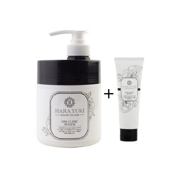 하라유키 원크리닉 시스템/극손상모 홈 클리닉 헤어팩 트리트먼트 500ml+100ml : 헤어 솔루션